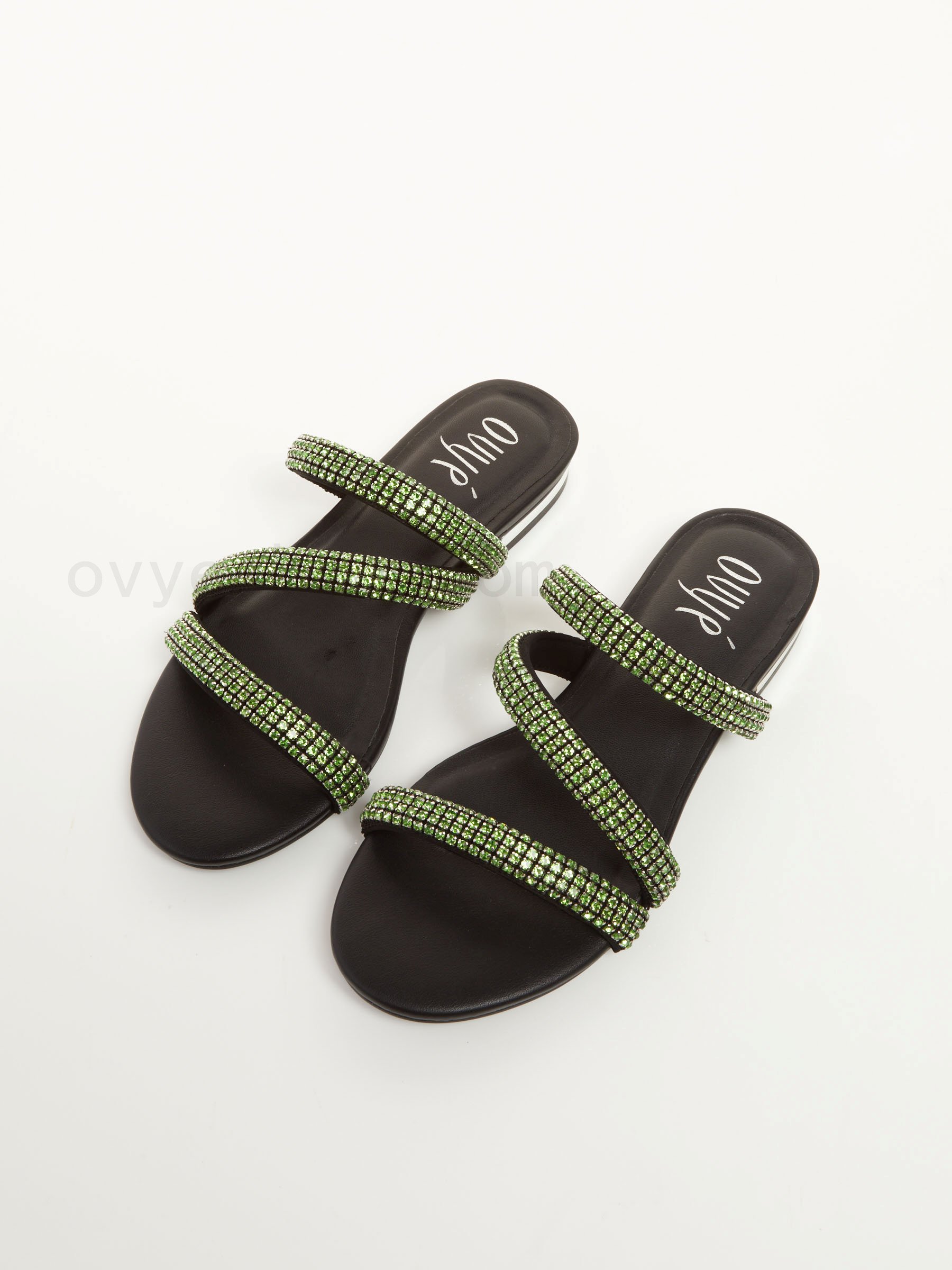 Sandals With Rhinestones F0817885-0446 ovye scarpe shop online